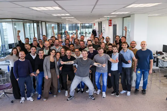 InSpace colleagues together in a team photograph