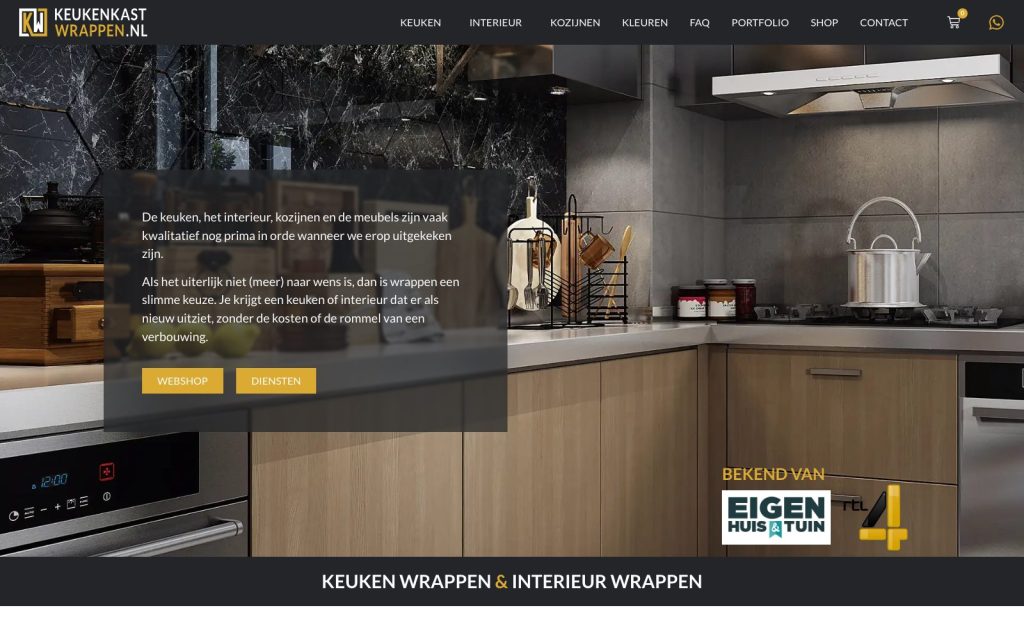 Keukenkast Wrappen