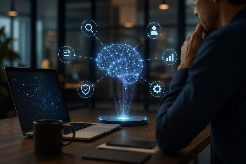 AI-content en thematische autoriteit voor moderne zoekopdrachten
