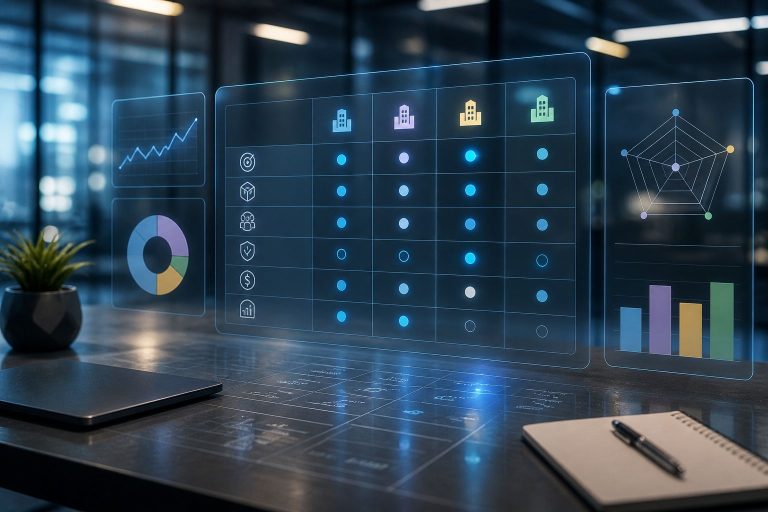 Gids voor de concurrentiematrix: voorbeelden, typen en hoe je er een bouwt