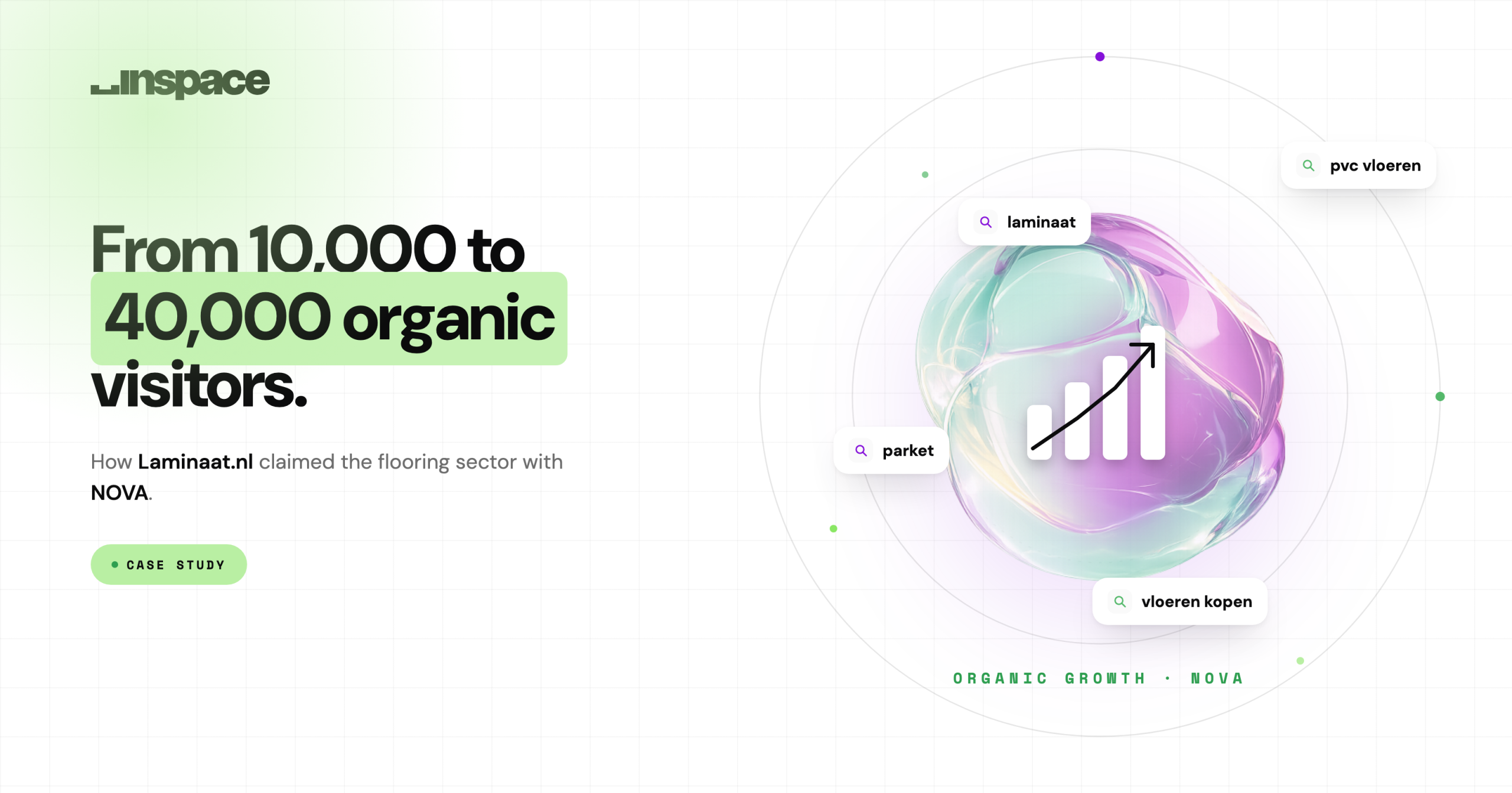 From 10,000 to 40,000 organic visitors: how Laminaat.nl claimed the flooring sector with NOVA