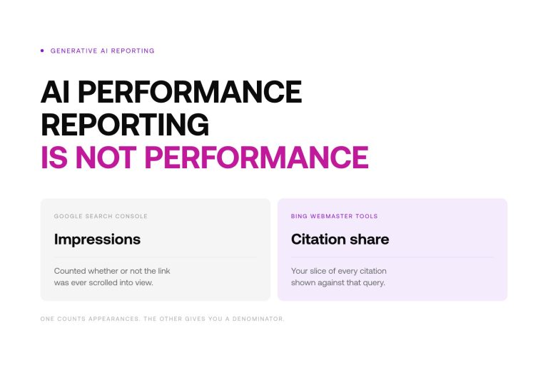 AI Performance Reporting Is Not Performance